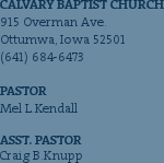 Calvary Baptist Church [Info]